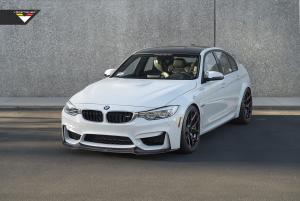 BMW M3 Snow White by Vorsteiner 2014 года
